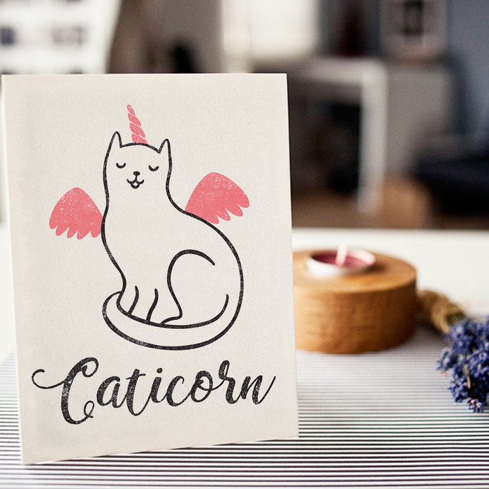 Открытка Caticorn