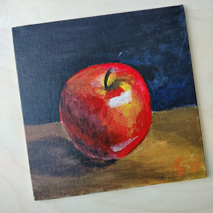 Миниатюра "Яблочко" 15х15см