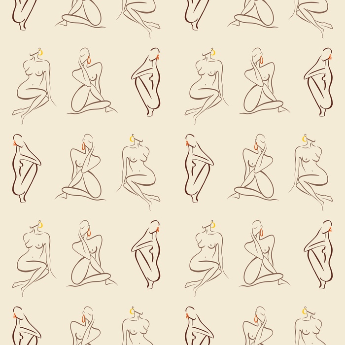 Бесшовный паттерн "Музы"