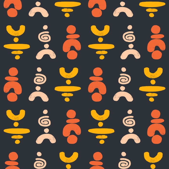 Бесшовный паттерн "Знаки"