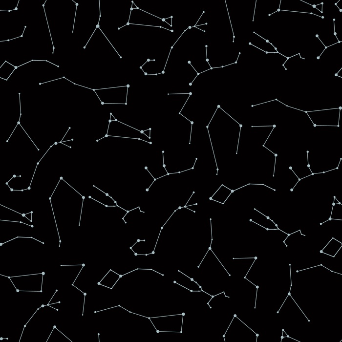 Бесшовный паттерн "Созвездия"