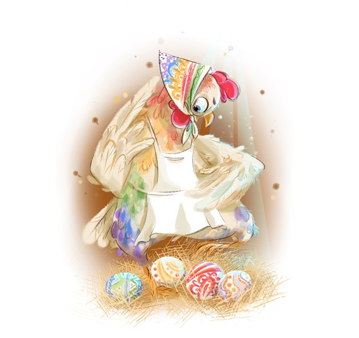 Пасхальная открытка