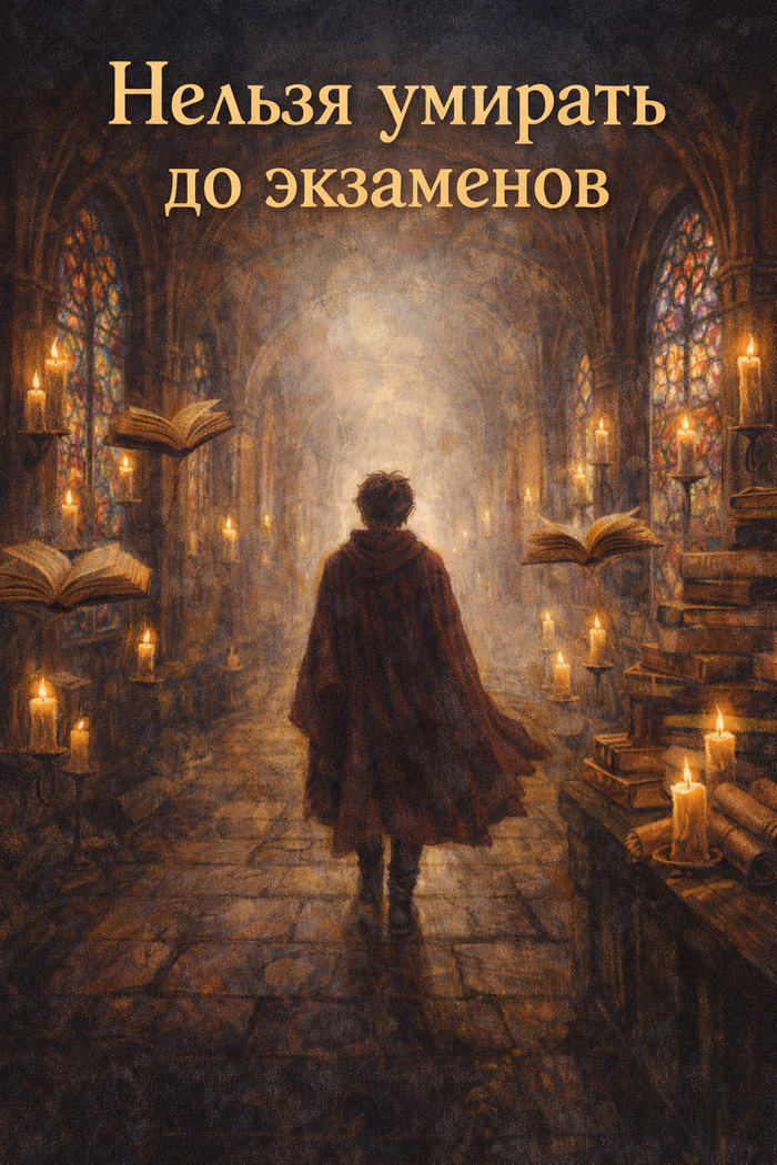 Готовая обложка. "Нельзя умирать до экзаменов"