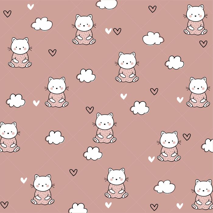 Детский принт-паттерн для печати на ткани, одежде, обуви и аксессуарах