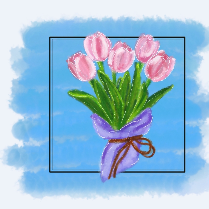 Букет тюльпанов. Tulip Bouquet