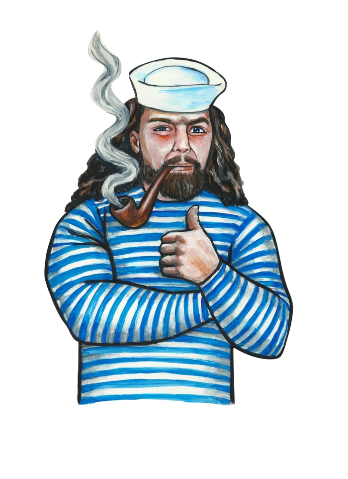 Моряк с трубкой