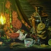 Натюрморт с самоваром и баранками