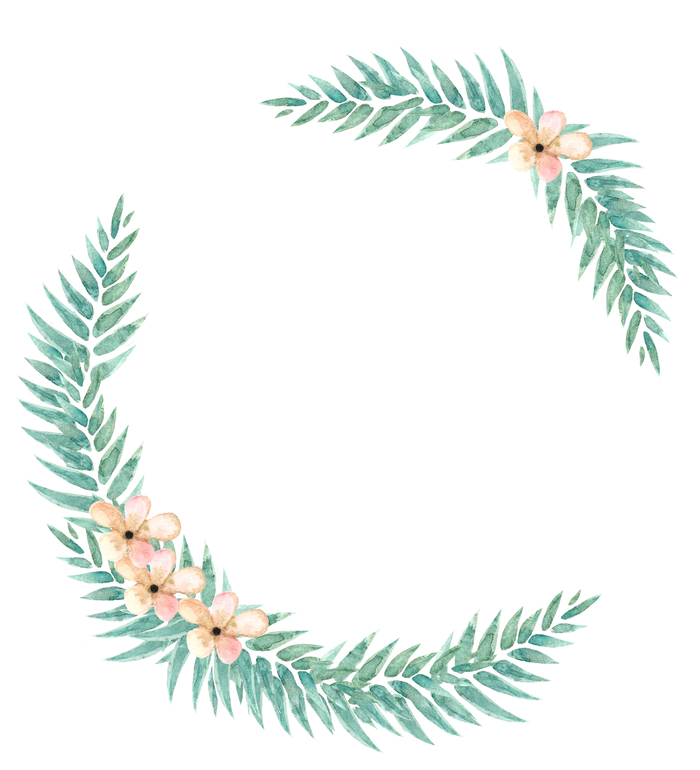watercolor wreath