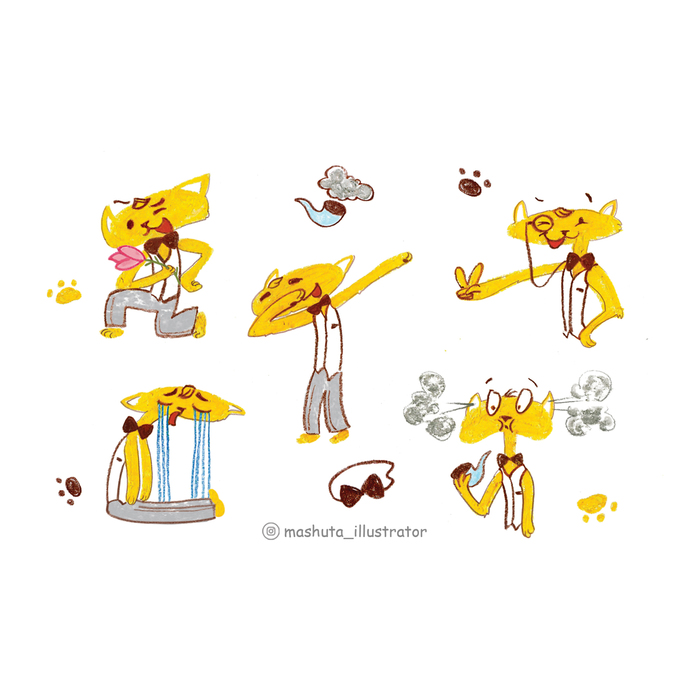 GentleCat Stickerset