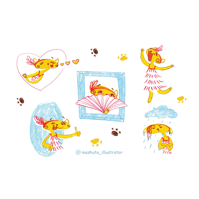 LadyCat Stickerset