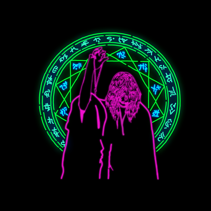 Neon art In religion