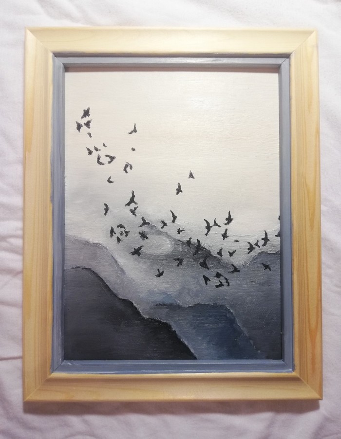 Рисунок маслом