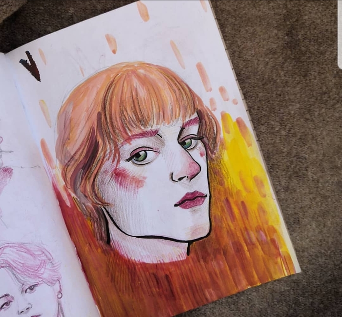 Портрет удивительной девушки