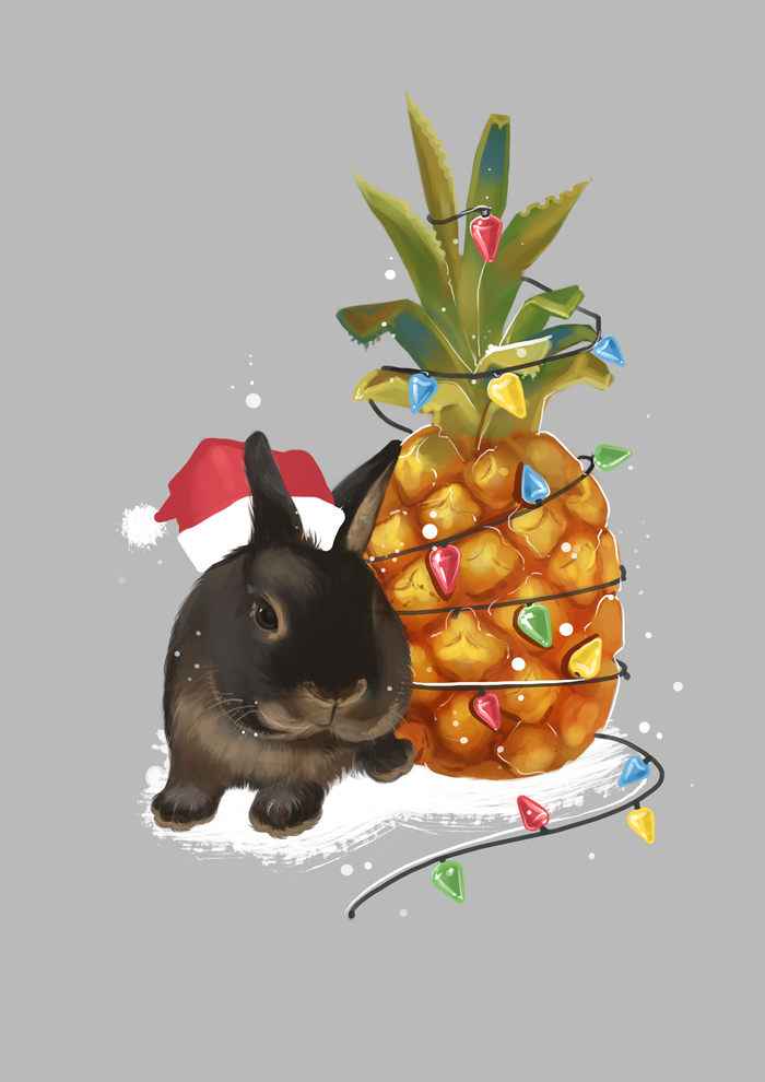 Christmas bunny