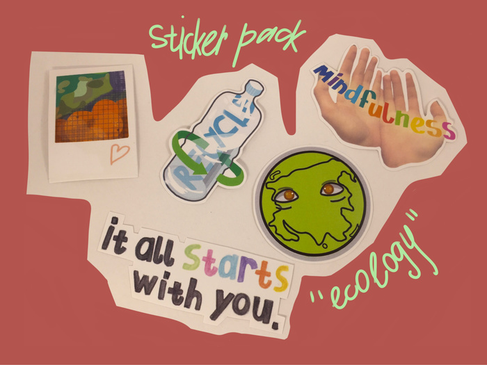 Водостойкие стикеры «Ecology»