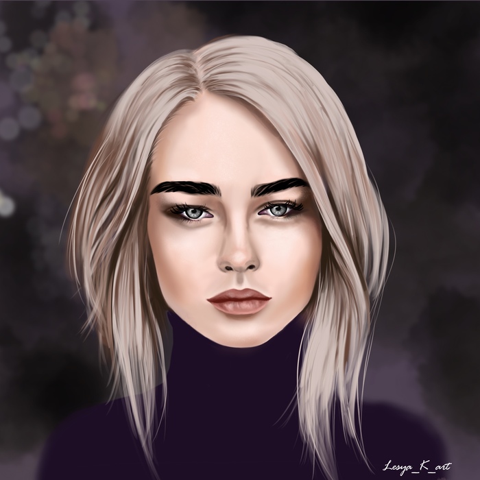 Портрет в реалистичной технике