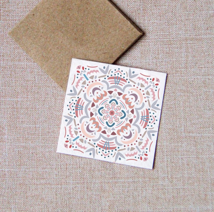 Мандала принт PNG