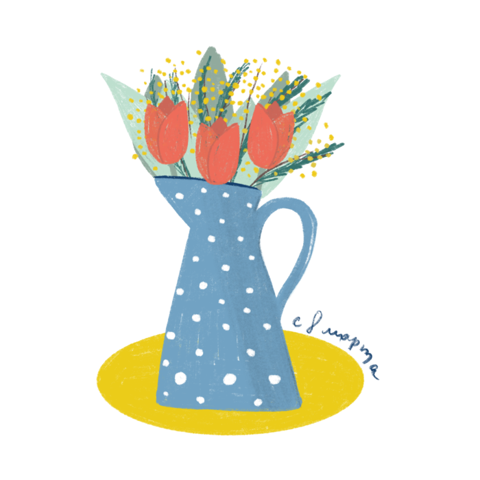 Открытка с 8 марта