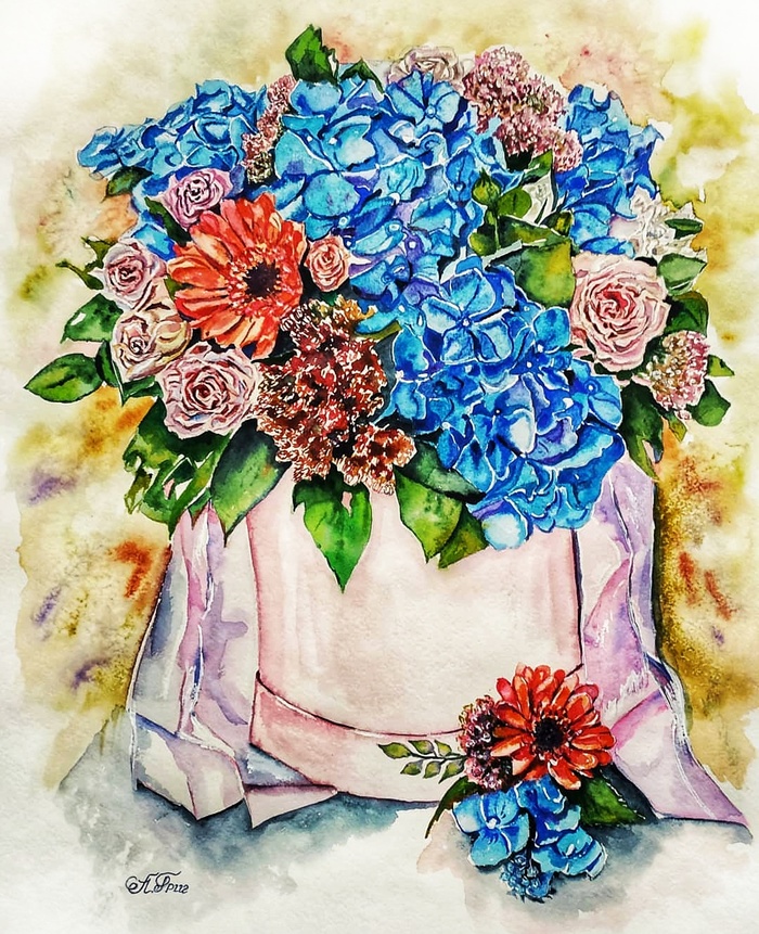Букет в коробке