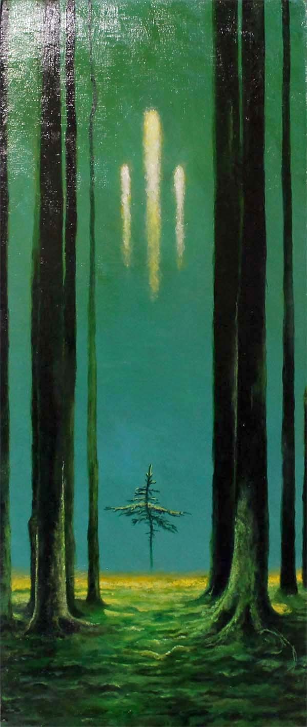 "Forest Gothic" (Original painting by K. Vasiliev, 1973) ) (2019)