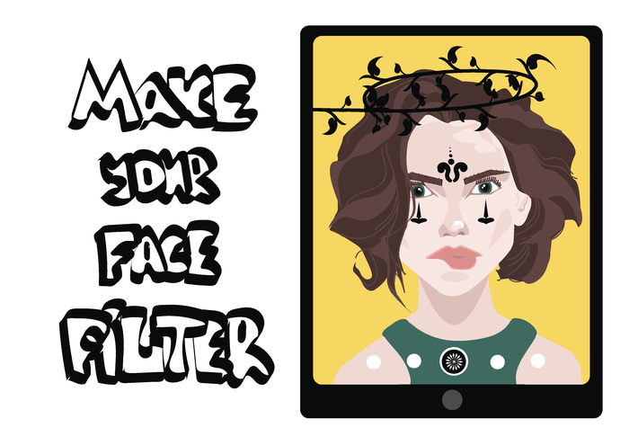 AR-разработчик. Маcки Facebook.