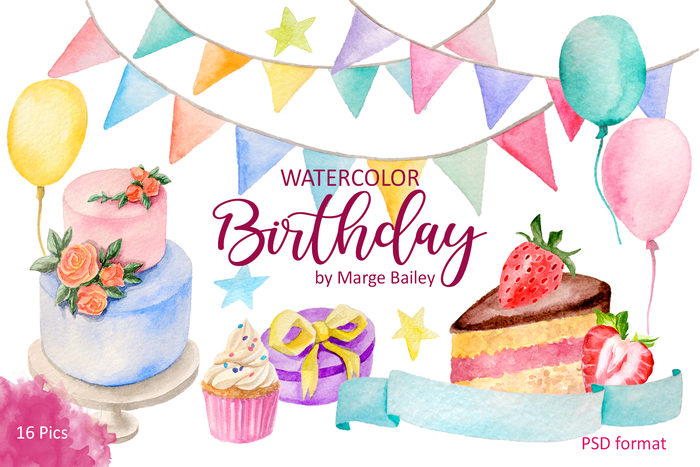 Клипарт "День Рождения"