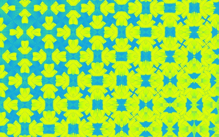 Оригинальная картина со светло-зелеными узорами