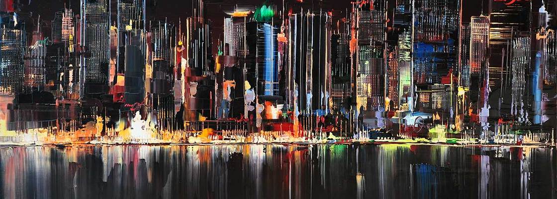 Main new york lights ii by kal gajoum 2013