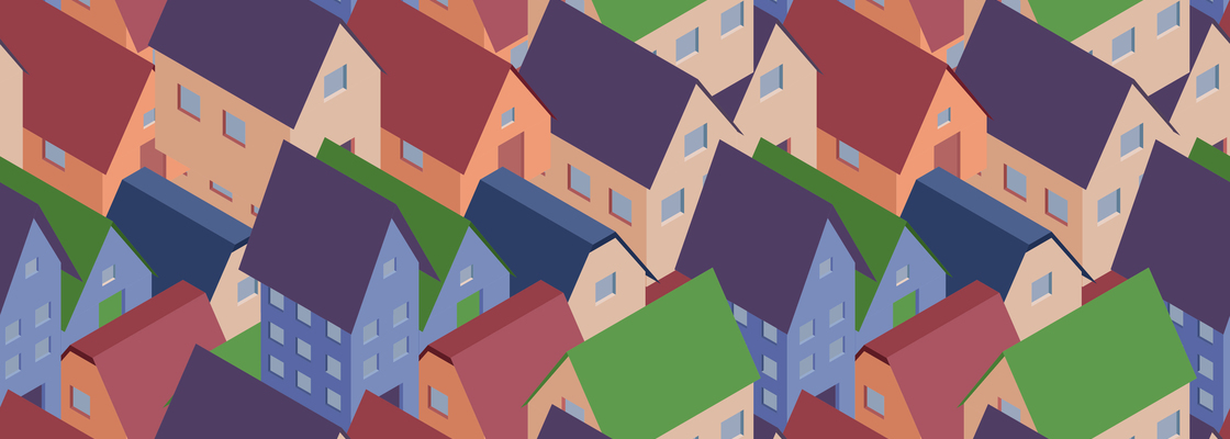 Main houses isometric pattern