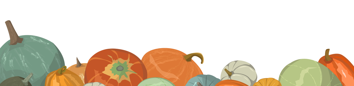 Main background with pumpkins