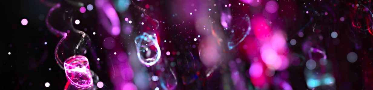 Main fractal abstract digital art bokeh purple blurred 1920x1080