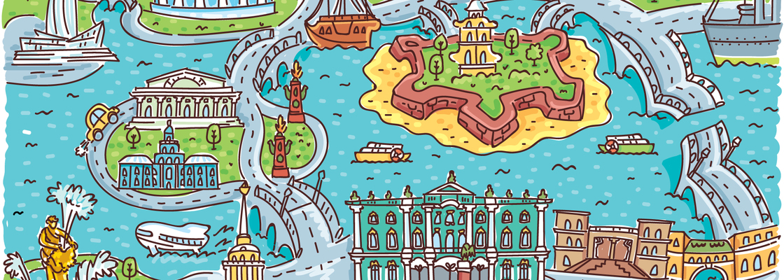 Main petersburg map
